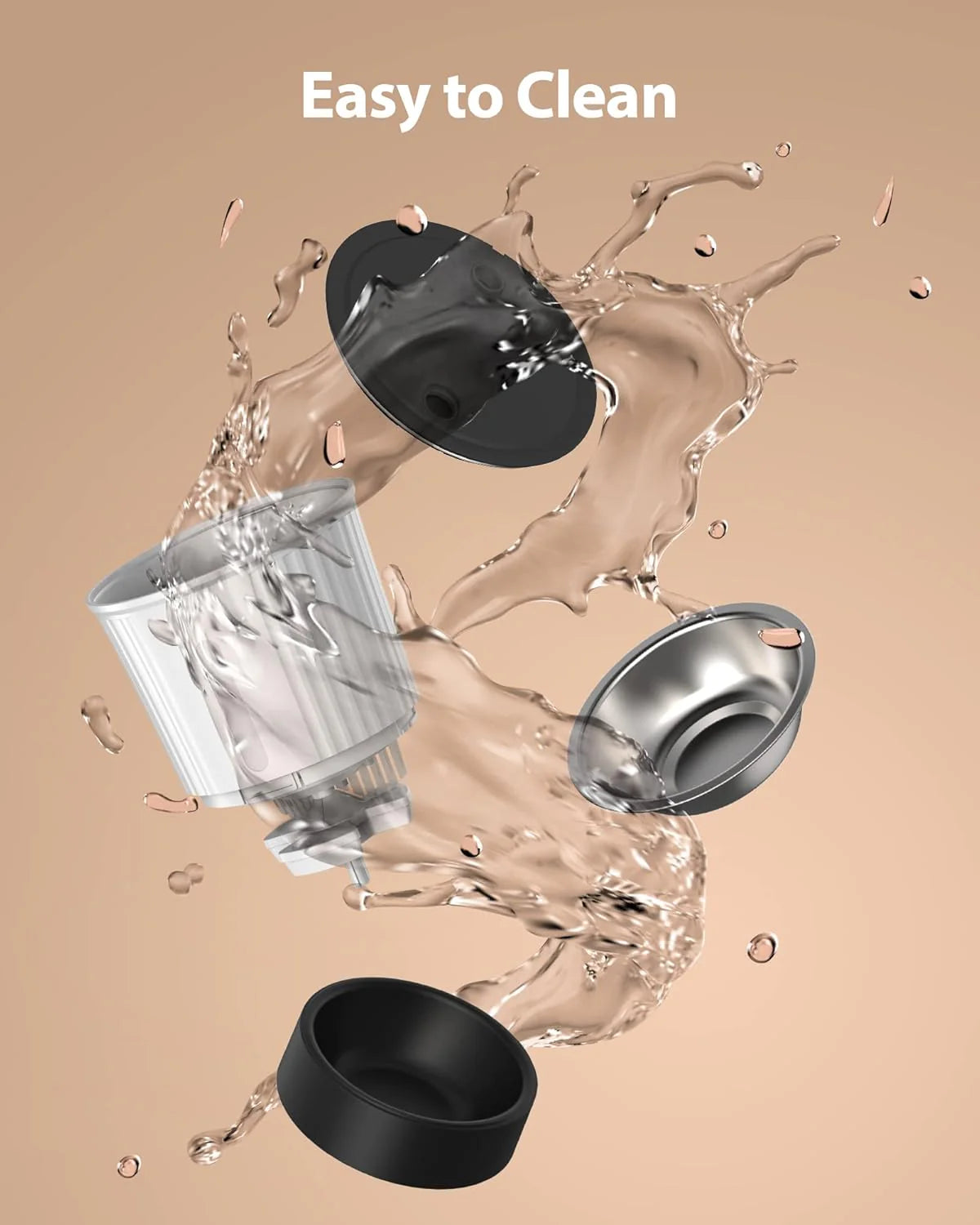 Petory Automatic Cat Feeder – 4L Timed Dispenser with Voice & Battery Backup